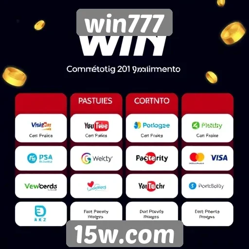 Métodos de pagamento aceitos pelo win777